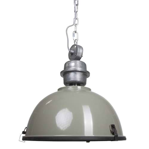 industriële hanglamp 1-lichts Industrial STEINHAUER - 7586G - Industrie lamp - Industrie Hanglamp - Steinhauer - Bikkel - Industrieel - Trendy - Groen - Metaal Glas