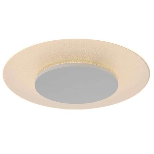 Plafondlamp- plafonnier- 36cm STEINHAUER - 7798W - Plafondlamp- Steinhauer- Lido- Modern- Wit  - Glas