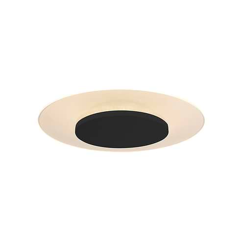 Plafondlamp 36cm 18W - zwart en wit - Lido - Steinhauer