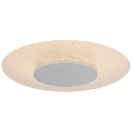 Plafondlamp- plafonnier- 42cm STEINHAUER - 7799W - Plafondlamp- Steinhauer- Lido- Modern- Wit  - Glas