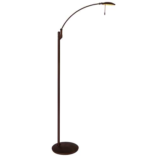 Vloerlamp 1-lichts LED STEINHAUER - 7862BR - Vloerlamp- Steinhauer- Zenith LED- Modern Klassiek- Brons Brons- Metaal