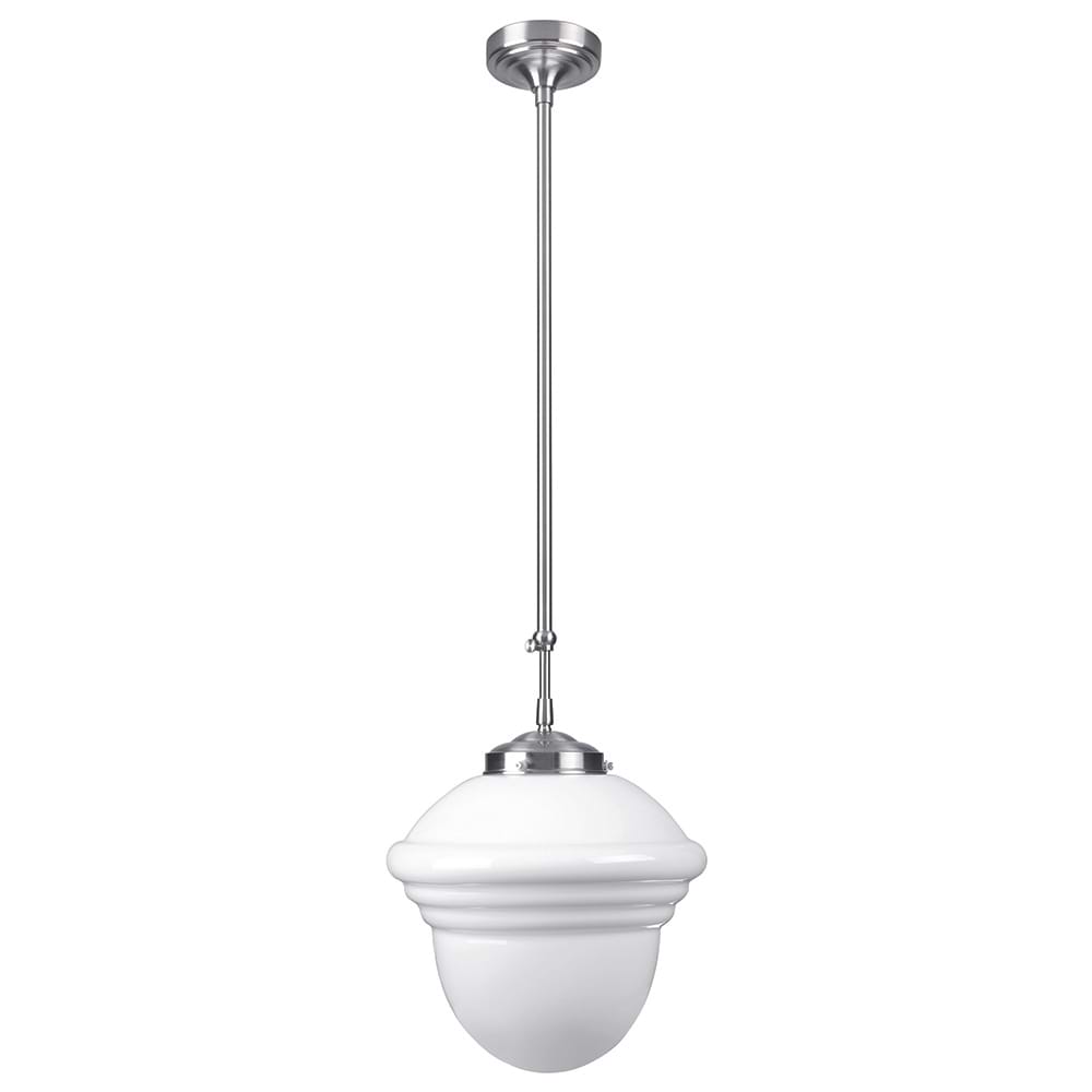 Glas Leeds 30 cm - Opaal - Serie Leeds - Lampen glas - High Light - G185700
