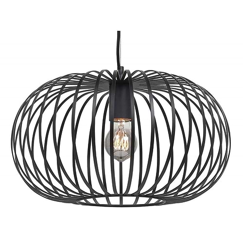 Hanglamp Bolato E27  50 cm -  Zwart - Serie Bolato - High Light - H586001