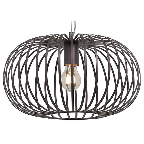 Hanglamp Bolato E27  50 cm -  Bruin - Serie Bolato - High Light - H586022