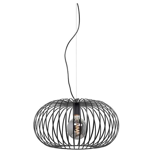 Hanglamp Bolato E27  40 cm -  Zwart - Serie Bolato - High Light - H586101