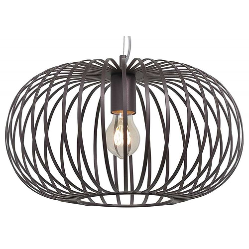 Hanglamp Bolato E27  40 cm -  Bruin - Serie Bolato - High Light - H586122