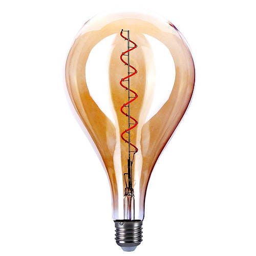 Maxi - stand lamp A160 LED 4W Spiral Amber dimb - E27 - Serie Maxi LED - LED lamp - LED peer - High Light - L252736