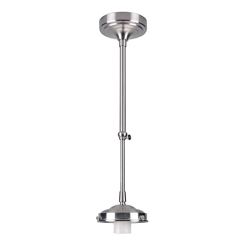 Hanglamp Telescoop pendel E27 Nikkel-Mat kort - Serie Telescoop pendel - Hanglamp - High Light - O100730