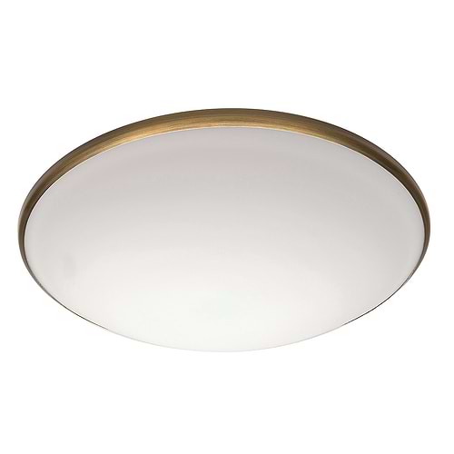 Plafonnier Art 35cm Opaal -Brons - Serie Art Opaal - Plafondlamp - Plafonnier - High Light - P608332