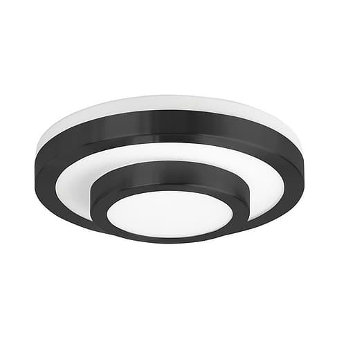 Plafonnier Master 335 E27 Zwart + glas Opaal - Serie Master Opaal - High Light - P611301