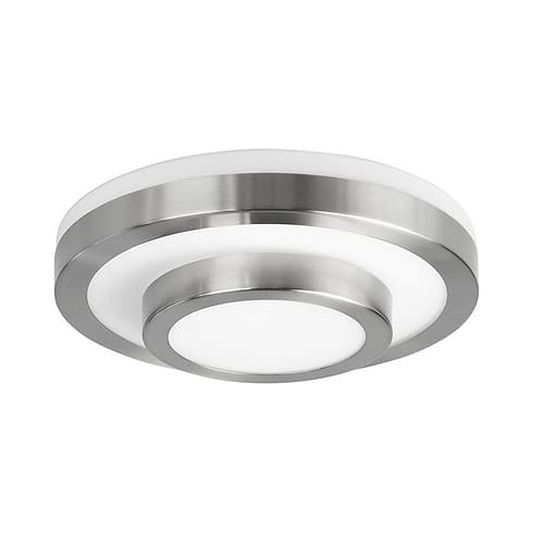Plafonnier Master 335 E27 Nikkel Mat + glas Opaal - Serie Master Opaal - High Light - P611330