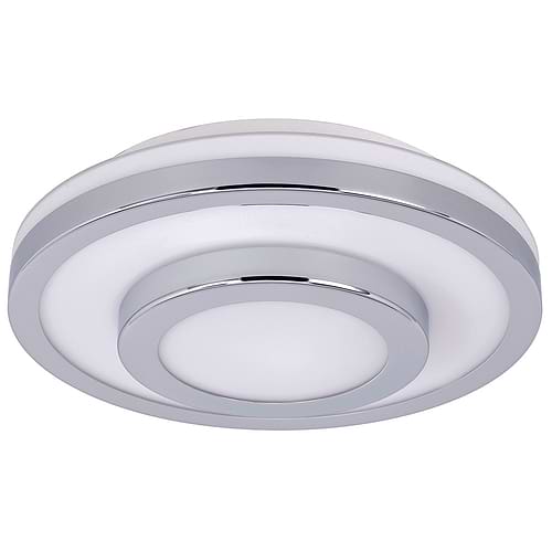Plafonnier Master 435 2 x E27 Chroom + glas Opaal - Serie Master Opaal - Plafondlamp - Plafonnier - High Light - P611437