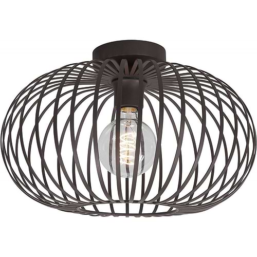 Plafonnier Bolato E27 - 50cm - bruin - HIGH LIGHT