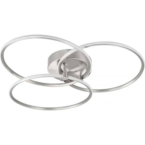 Plafonnier Circles 3 X 7W 2700K Nikkel Mat + 3 stappendimmer - Serie Circles - High Light - P659330