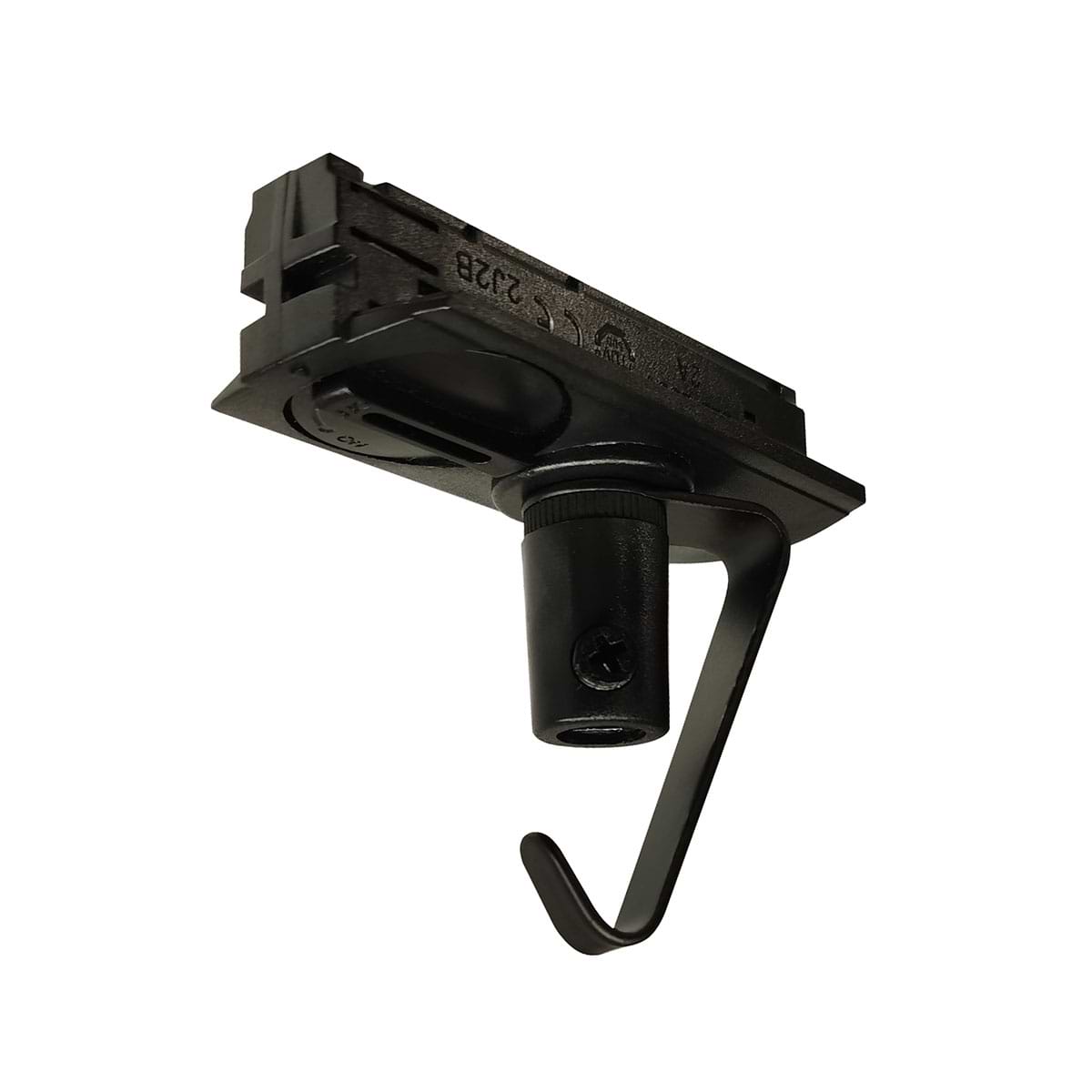 Adapter voor hanglamp voor mat zwarte spanningrail - Deze adapter voor een hanglamp maakt onderdeel uit van de moderne railverlichting RSWebo-1 van High Light - Dit moderne 1 fase railsysteem van Highlight kunt u geheel zelf samenstellen - Het systeem RSWebo-1 beschikt over verschillende lengtes spanningrail - over cilinder en retro bol spots - allerlei koppelstukken - verbinders - bochten en zelfs een adapter voor een eventuele hanglamp - De set is geheel op maat door u samen te stellen - aan elkaar te koppelen en te voorzien van het gewenste aantal spots - maar in onze shop verkopen we ook een paar complete sets met of drie of vier spots - Het hele systeem is leverbaar in de kleuren mat zwart en wit - Alle items in onze webshop met code RSWebo-1 - passen bij elkaar - De spots zijn te verschuiven - draaibaar en kantelbaar - De aansluitvoeding zit aan het begin van de rail daar zit ook het kroonsteentje om de aansluiting te maken - De spots binnen de serie RSWebo-1 zijn geschikt voor een GU10 LED lichtbron van maximaal 35 Watt - De spots zijn ook dimbaar te maken met een externe wanddimmer (exclusief) - O5115 - 01