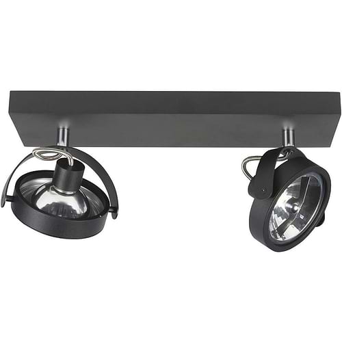 Spot Malta 2 X 4W G9 LED balk Zwart dimbaar - Serie Malta - High Light - S741701