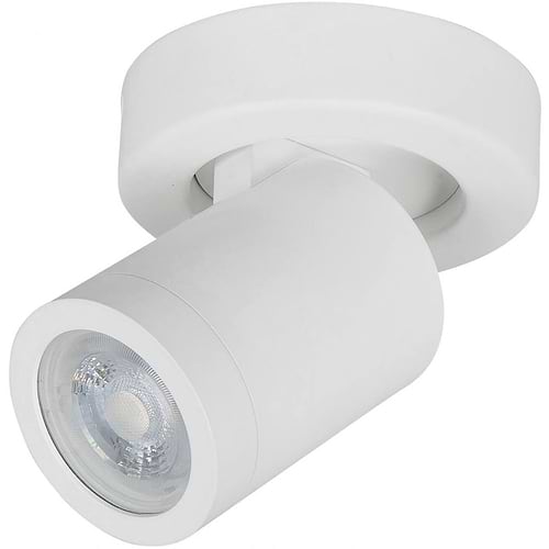 Spot 1-lichts - Oliver IP44 - 35W - GU10 - wit - HIGH LIGHT