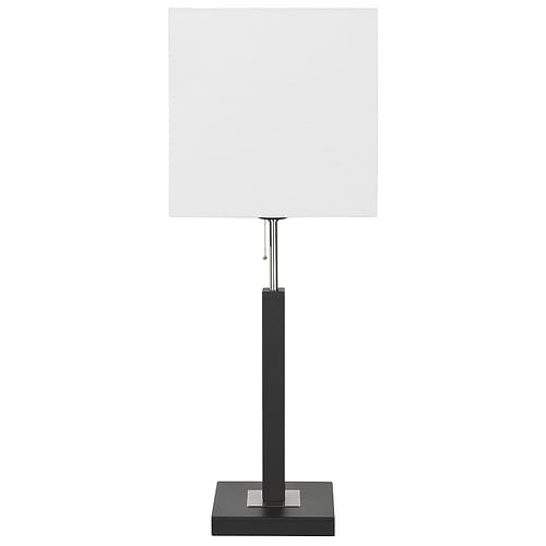 Tafellamp Cuba Mat Zwart + trekschakelaar zonder kap - Serie Cuba - Tafellamp - High Light - T121701