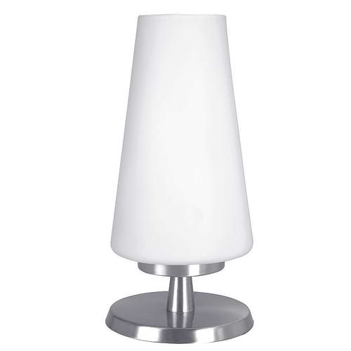 Tafellamp Chloé Touch 40W G9 Nikkel-mat + glas opaal - Serie Chloé - Tafellamp - High Light - T126130