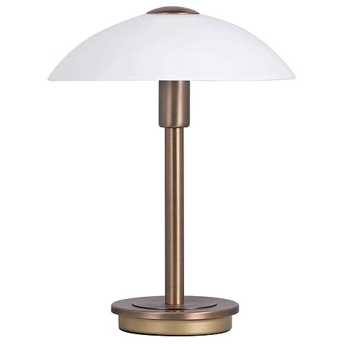 Tafellamp Touch 1 Brons 40W G9 + glas opaal - Serie Touch - Tafellamp - High Light - T126532