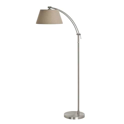 Vloerlamp New Read E27 Nikkel-Mat zonder kap+memorydimmer - Serie New Read - Vloerlamp - High Light - V231330