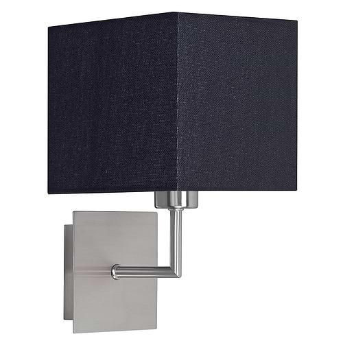 Lampenkap Kap Hotel vierkant laag 17 - 17 - 16 Zwart - Serie Hotel vierkant - Lampenkap - High Light - O425101