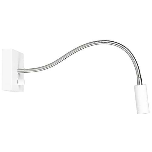 Wandlamp - leeslamp - bedlamp Blitz 3W 2700K LED Flex Wit + dimmer - Serie Blitz - Wandlamp - High Light - W351900