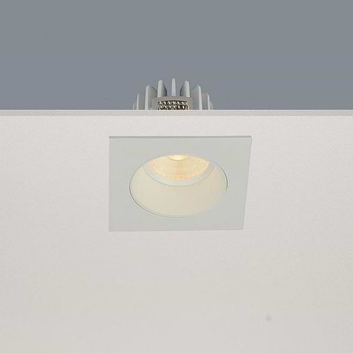 Inbouwspot badkamer en beschutte plaatsen buiten - dimbaar LED - DL - wit vierk verzonken dimbaar - vast - 8W IP44 2700K 36º - serie VENICE - ART DELIGHT. Deze badkamerspot is exclusief de benodigde driver. Deze driver kunt u direct in onze webshop erbij bestellen: Driver Tridonic 10w Dimbaar - artikelnummer 87500273. U heeft 1 driver per spot nodig. - DL 2708 WH