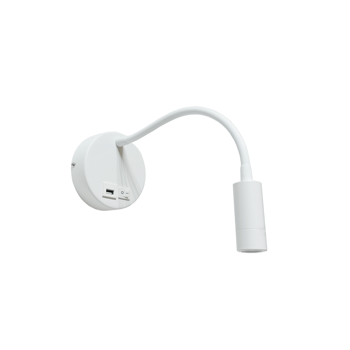 Staalkleurige wandlamp verstelbaar wandlamp Mexlite Upround staal Staalkleurige wandlamp verstelbaar wandlamp Mexlite Upround staal