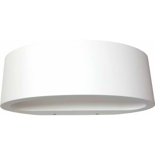 Badkamer of buiten wandlamp wit 1-lichts "Sharp" 19cm breedte - IP54 LED 7 -2W 2700K 830lm - ART DELIGHT - WL SHARP WI