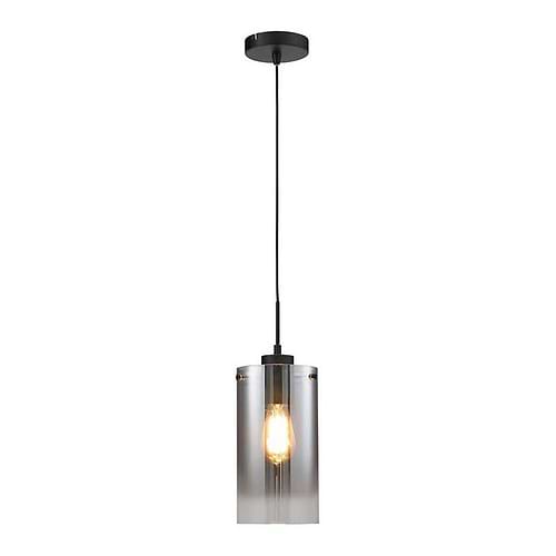 Hanglamp Ventotto zwart smoke 1-lichts 15cm FREELIGHT - H5825SK