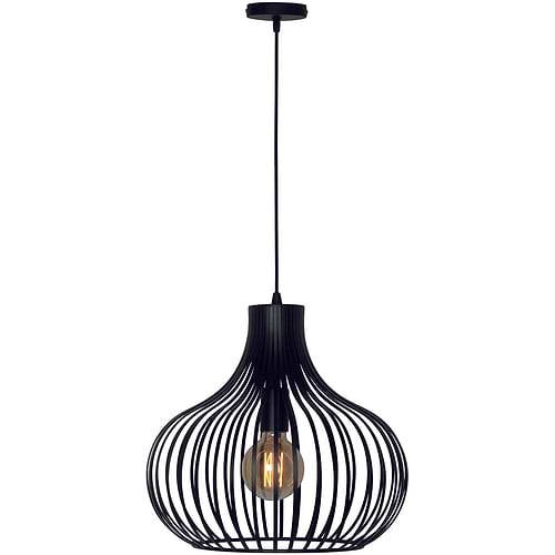 Hanglamp 'Aglio' 38cm Zwart FREELIGHT - H 7842 Z