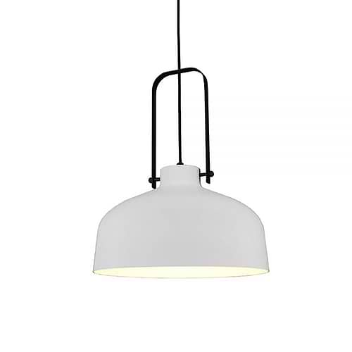 Hanglamp wit/zwart "Mendoza" D37