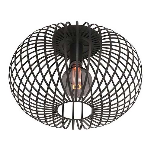 Plafondlamp Aglio zwart Ø33cm 1-lichts FREELIGHT - PL7833Z
