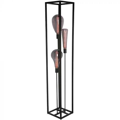 Vloerlamp Palco zwart 3-lichts hoogte 160cm FREELIGHT - S5616Z