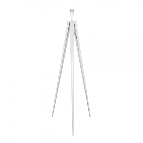 Vloerlamp wit 1-lichts "Triad" 3poot 135h zonder kap E27 - ART DELIGHT