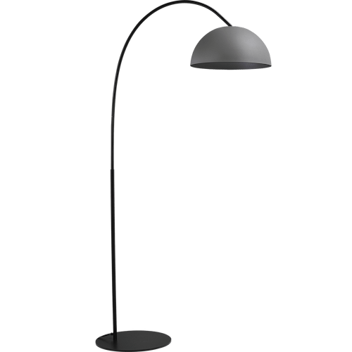 Industriële vloerlamp Larino arch hoogte 186cm Ø40cm