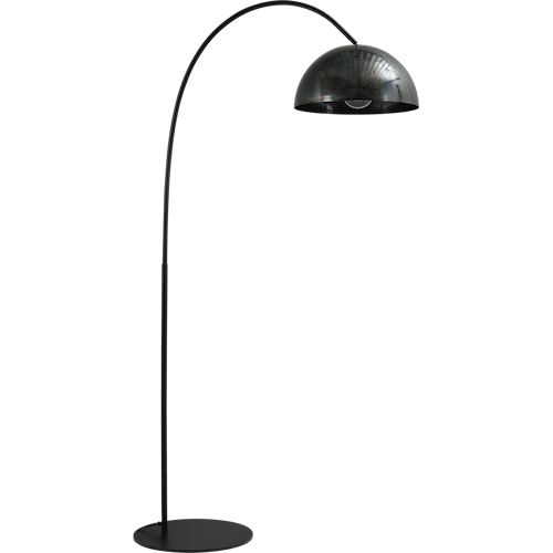 Industriële vloerlamp Larino arch hoogte 186cm Ø40cm dappled oil buitenkant en binnenkant  - MASTERLIGHT - INDUSTRIA
