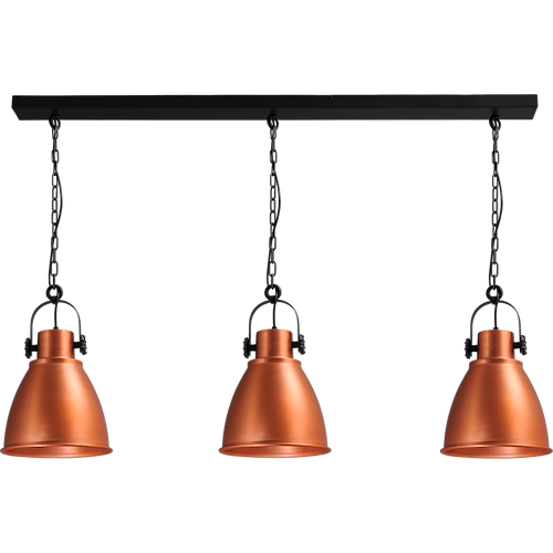 Industriële hanglamp Model 07 copper 3-lichts Ø27