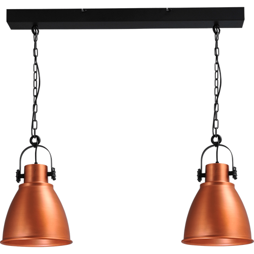 Industriële hanglamp Model 07 copper 2-lichts Ø27