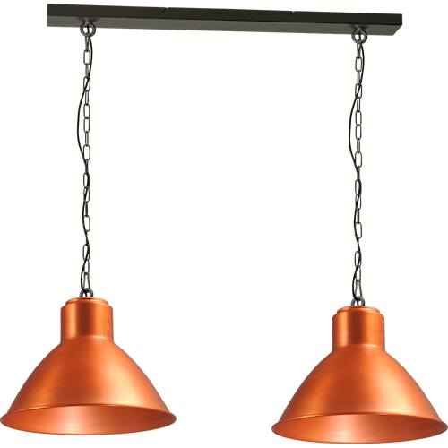 Industriële hanglamp Model 11 copper 2-lichts