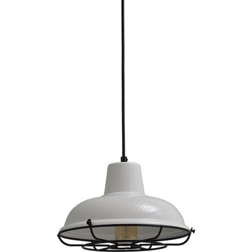 Industriële hanglamp di Panna  wit Ø26cm