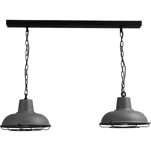 Industriële hanglamp di Panna betonlook 2-lichts Ø36cm
