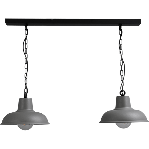 Industriële hanglamp di Panna betonlook 2-lichts Ø36cm