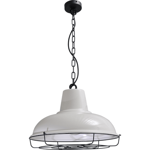 Industriële hanglamp di Panna wit Ø48