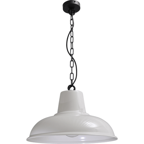 Industriële hanglamp di Panna wit Ø48