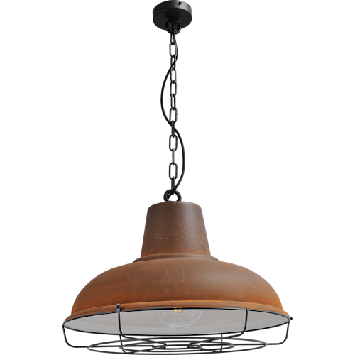 Industriële hanglamp di Panna roest Ø48