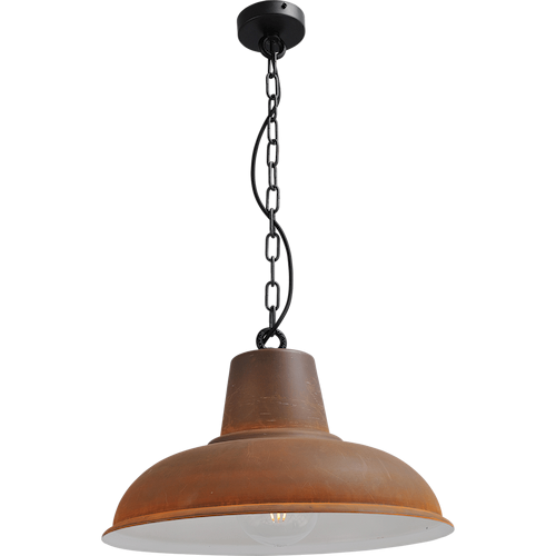 Industriële hanglamp di Panna roest Ø48