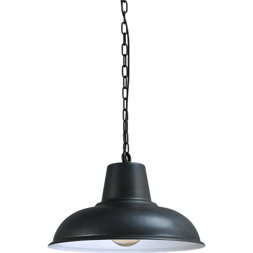 Industriële hanglamp di Panna gunmetal Ø48