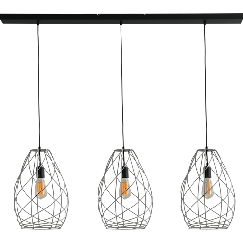 Hanglamp Cesto Ø30x41cm betonlook 3x E27